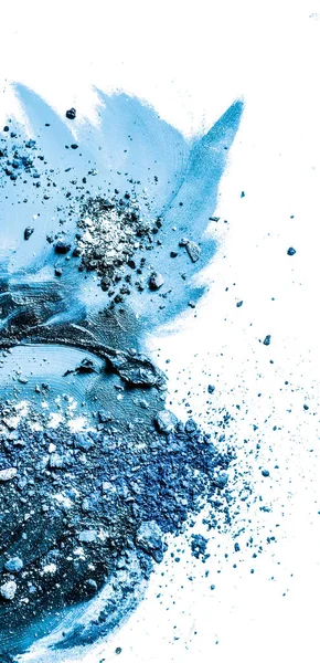 Arka plan olarak sanatsal ruj lekesi ve ezilmiş göz farı