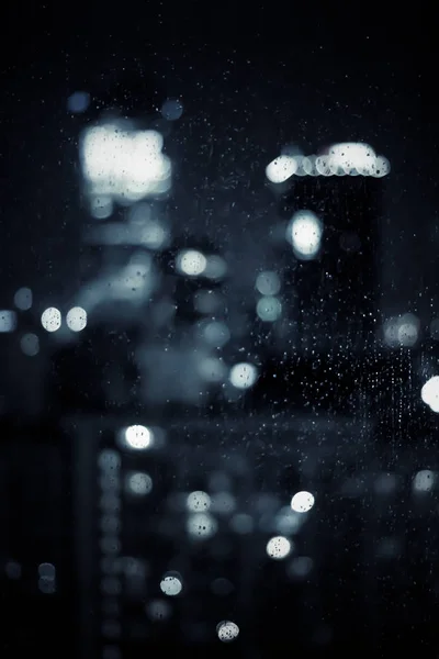 Büyük metropolitan şehir ışıkları, bulanık arkaplan — Stok fotoğraf