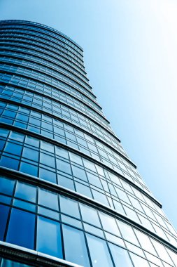 Finans bölgesinde çağdaş ofis binası, modern kentsel