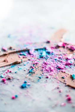 Makyaj sanatı, güzellik için kozmetik arka plan, moda blog ve 