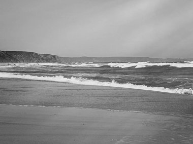 Okyanus manzarası, mükemmel seyahat ve tatil yeri.