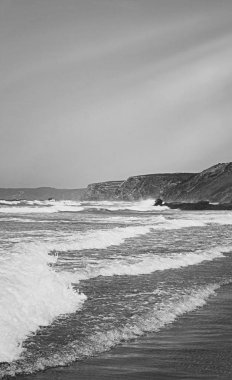 Okyanus manzarası, mükemmel seyahat ve tatil yeri.