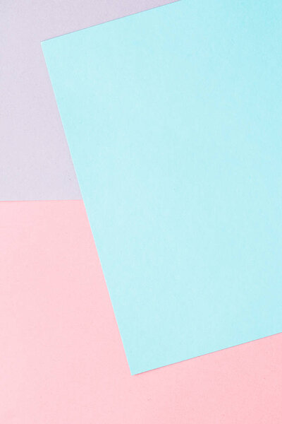 Простой бумажный текстурированный фон, макет канцелярских принадлежностей
