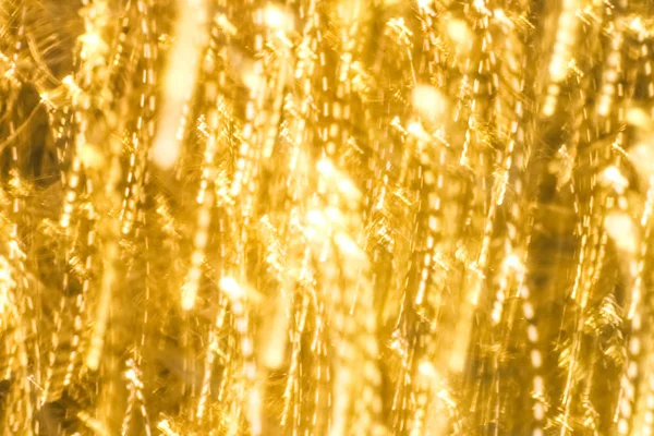 Brilho dourado glamouroso, fundo de férias de luxo — Fotografia de Stock