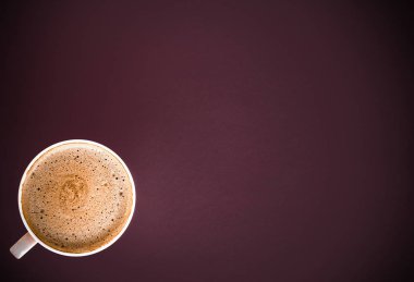 Sabah kahve, boşaltmak ile yatık arka plan