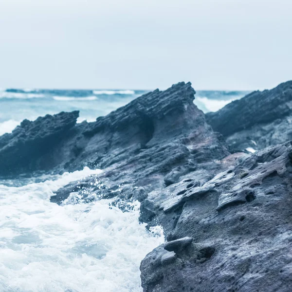 Oceano vista costa, viagem perfeita e destino de férias — Fotografia de Stock