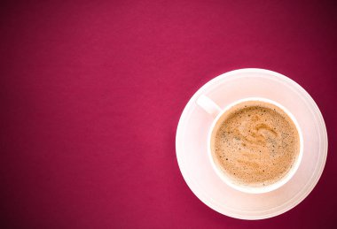 Sabah kahve, boşaltmak ile yatık arka plan