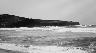 Okyanus manzarası, mükemmel seyahat ve tatil yeri.