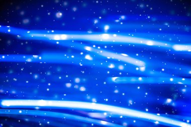 Kış tatili soyut arka plan, parlayan kar ve sihirli kıvılcım