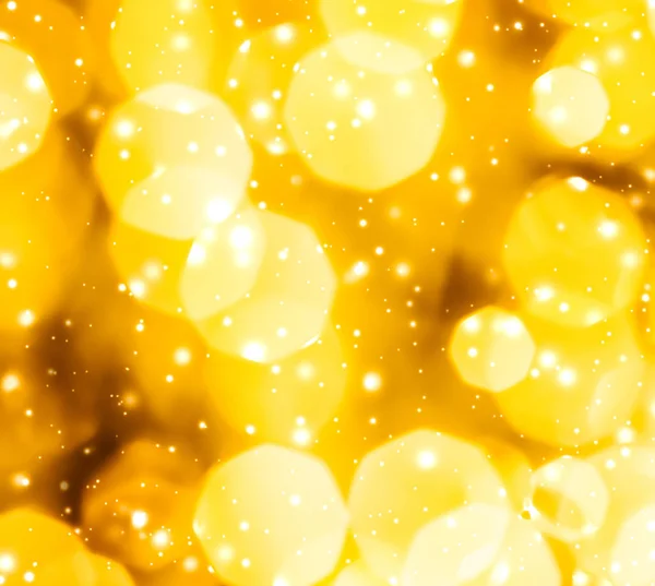 華やかなゴールドの輝きと輝き、豪華な休日の背景 — ストック写真
