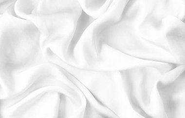 Lüks beyaz yumuşak ipek yatık arka plan doku, tatil güzellik