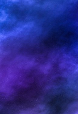 Gece gökyüzü yıldız arka plan, evrendeki Nebula bulutlar