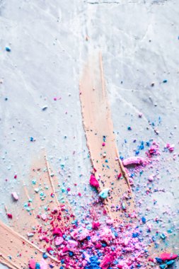 Makyaj sanatı, güzellik için kozmetik arka plan, moda blog ve 