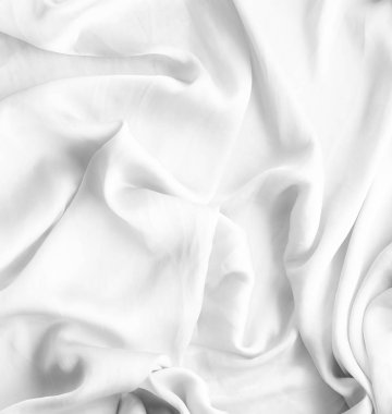 Lüks beyaz yumuşak ipek yatık arka plan doku, tatil güzellik