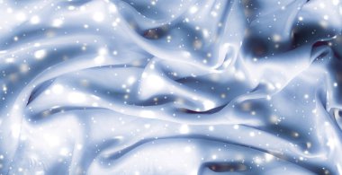 Sihirli tatil mavi yumuşak ipek yatık arka plan doku ile GLO