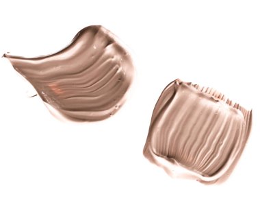 Makyaj soluk temel temel fırça vuruşları ve leke dokusu