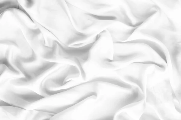 Πολυτέλεια λευκό μαλακό μετάξι flatlay υφή φόντο, γιορτή ομορφιά — Φωτογραφία Αρχείου