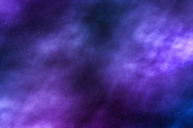 Gece gökyüzü yıldız arka plan, evrendeki Nebula bulutlar
