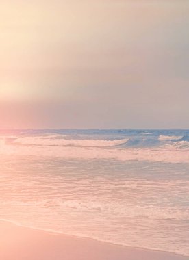 Okyanus manzarası, mükemmel seyahat ve tatil yeri.