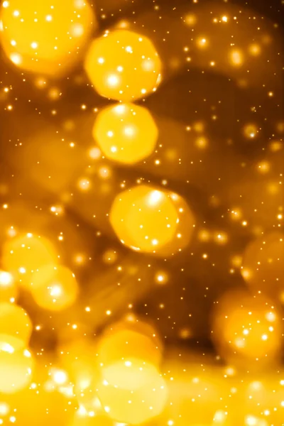 Glamorous gold shiny glow and glitter, luxury holiday background — Stock Photo, Image