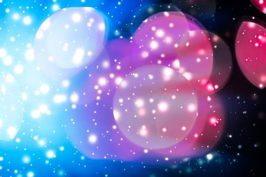 Soyut kozmik yıldızlı gökyüzü ışıkları ve parlak glitter, lüks Holi