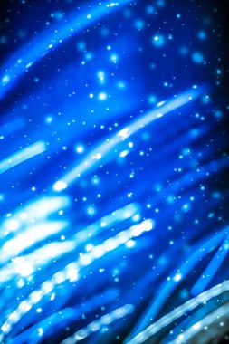 Kış tatili soyut arka plan, parlayan kar ve sihirli kıvılcım