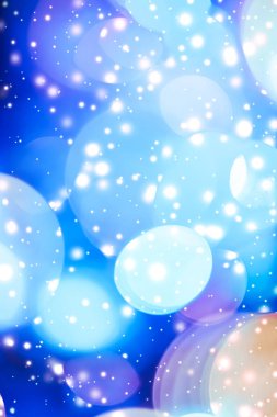 Soyut kozmik yıldızlı gökyüzü ışıkları ve parlak glitter, lüks Holi