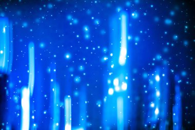 Kış tatili soyut arka plan, parlayan kar ve sihirli kıvılcım