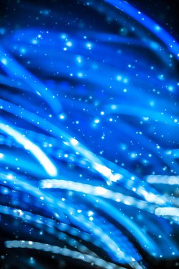 Kış tatili soyut arka plan, parlayan kar ve sihirli kıvılcım