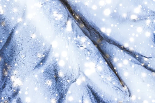 假日冬季背景,豪华毛皮大衣纹理细节和gl — 图库照片