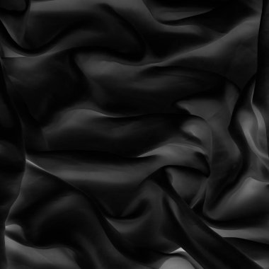 Lüks siyah yumuşak ipek yatık arka plan doku, tatil glamo
