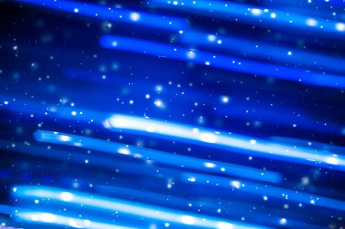 Kış tatili soyut arka plan, parlayan kar ve sihirli kıvılcım