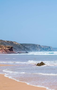 Okyanus manzarası, mükemmel seyahat ve tatil yeri.