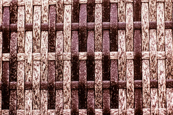 Фон коричневої текстури ротанга, деталі дизайну садових меблів — стокове фото