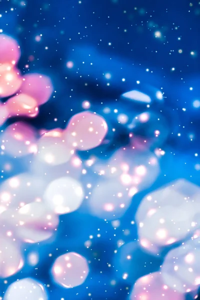 Magic sparkling shiny glitter and glowing snow, luxury winter ho — Stock Photo, Image