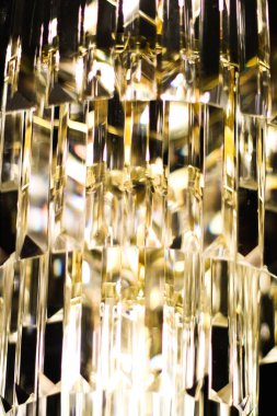 Kristal cam, iç tasarım ve ev d ile lüks avize