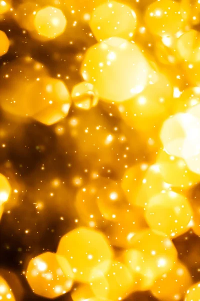華やかなゴールドの輝きと輝き、豪華な休日の背景 — ストック写真