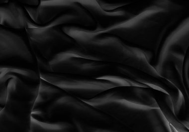 Lüks siyah yumuşak ipek yatık arka plan doku, tatil glamo