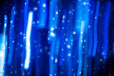 Kış tatili soyut arka plan, parlayan kar ve sihirli kıvılcım