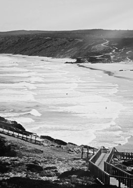 Okyanus manzarası, mükemmel seyahat ve tatil yeri.