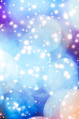 Soyut kozmik yıldızlı gökyüzü ışıkları ve parlak glitter, lüks Holi