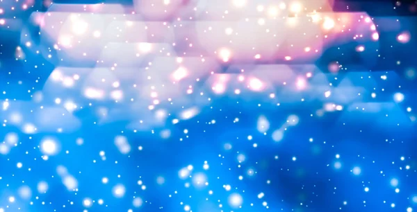 Kouzelné třpytící se lesknoucí se sníh, luxusní zimní ho — Stock fotografie