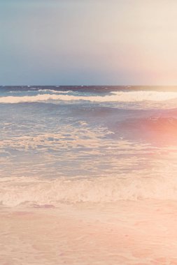 Okyanus manzarası, mükemmel seyahat ve tatil yeri.