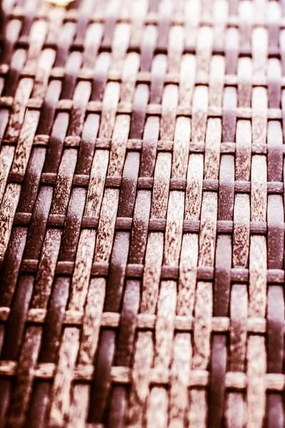 Rattan sfondo texture marrone, mobili da giardino dettaglio di design — Foto Stock