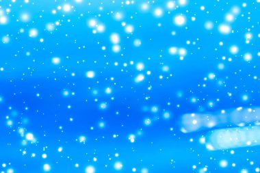 Kış tatili soyut arka plan, parlayan kar ve sihirli kıvılcım