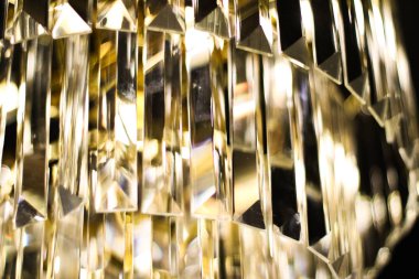 Kristal cam, iç tasarım ve ev d ile lüks avize