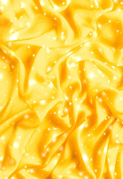 Волшебный праздник золотой мягкий шелк плоский фон текстуры с г — стоковое фото