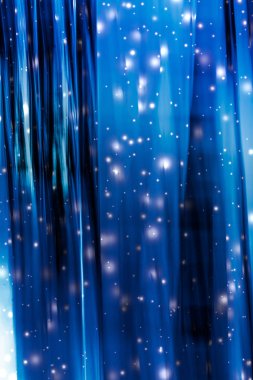 Tatil marka soyut arka plan, parlayan mavi dijital tasarım