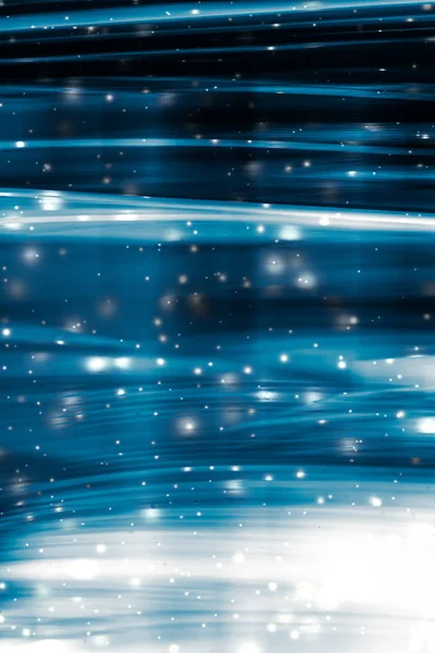 Святковий бренд абстрактний фон, синій цифровий дизайн з світінням — стокове фото