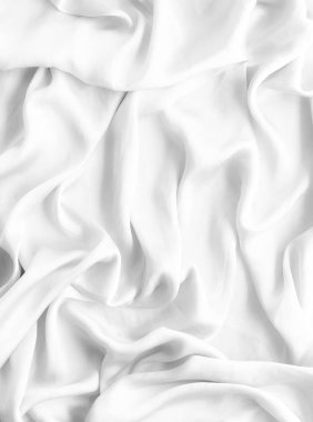 Lüks beyaz yumuşak ipek yatık arka plan doku, tatil güzellik